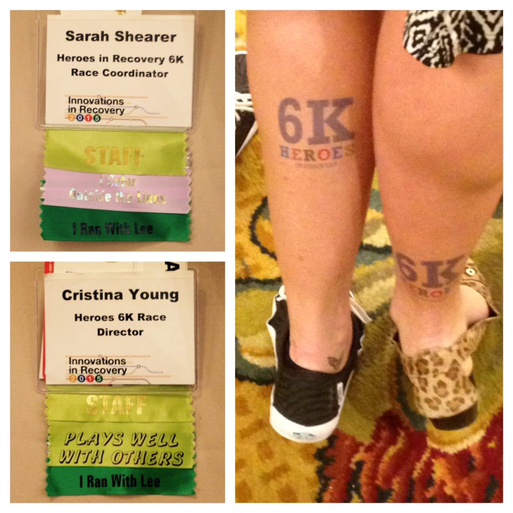 Heroes6K's tweet photo. Are you attending Innovations in Recovery? Say "Hi" to your #Heroes 6K race team if you are! #lastday #IIR2015 http://t.co/OiDxj3FN92
