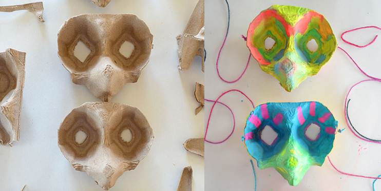 Cracking fun for your little chics. <a href="/katepickle/">katepickle</a> creates some great masks perfect for Easter bit.ly/1MKfJum