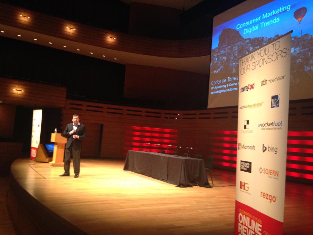OnlineRevealed's tweet photo. RT @acoupleofchicks: @Microsoft Carlos De Torres opens Day 2 @OnlineRevealed #ORC2015 http://t.co/SJNfKAbavB
