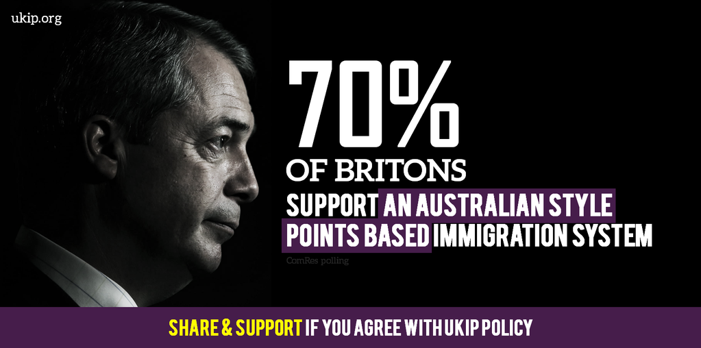 UKIP's tweet photo. Retweet if you agree with UKIP policy #leadersdebate http://t.co/aKqxFvWeLC