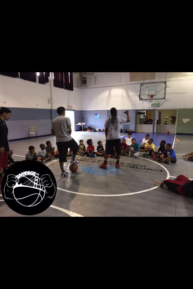 TeamRampage707's tweet image. Day #4 #TeamRampage #SpringBreakBasketballCamp the kids are developing everyday