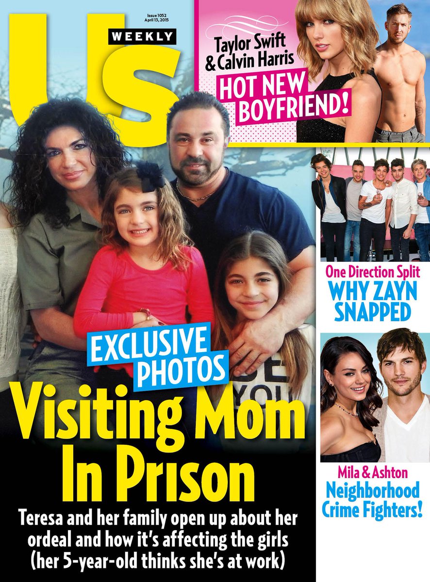 usweekly's tweet photo. ICYMI: Read the exclusive first interview with Teresa &amp; Joe Giudice since she entered prison. http://t.co/9mgKMVyEe4 http://t.co/T5tQ5n2gQJ