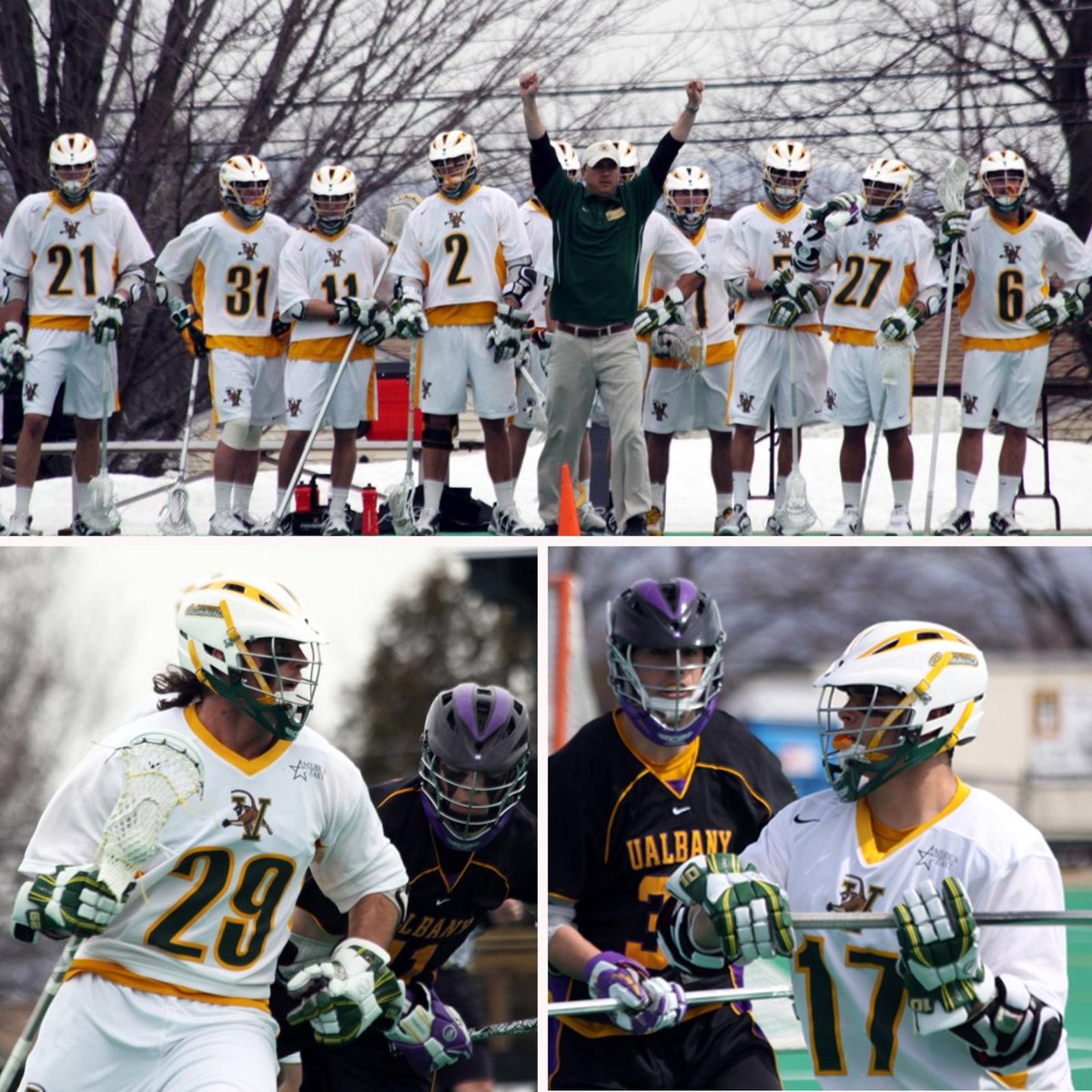 #TBT: Drew Philie and Luke Ryder hat tricks lead <a href="/UVMmlax/">UVM Men's Lacrosse</a> past Albany in 2011 for the first time in a decade. #VCats
