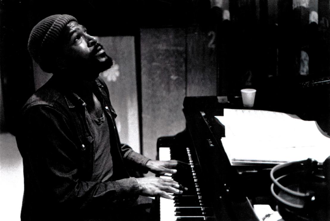 Happy birthday to Marvin Gaye, born April 2, 1939! Here he is during a recording session. 