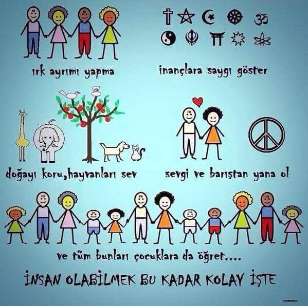 Insan olmak bu kadar kolay tavsiye ederim zor değil valla bak...!