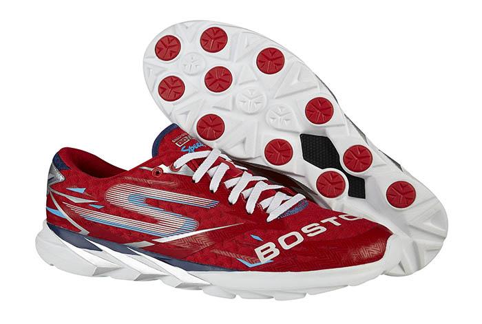 Outside_Run's tweet photo. SNEAK PEEK: Here are the shoes @runmeb will wear at this year's #BostonMarathon: http://t.co/5yzIVBVdkh http://t.co/ClyXUShs0o