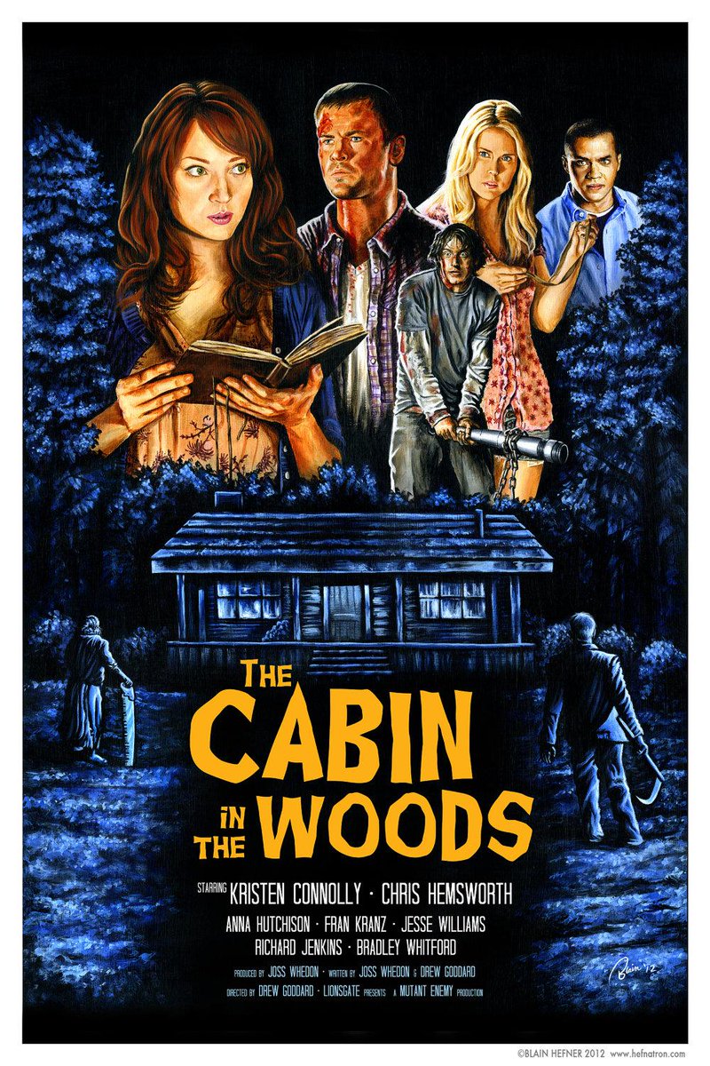 screen_wolf's tweet image. The Cabin in the Woods is our topic tonight on Screen Wolf, 7-8pm radiomade.ie!