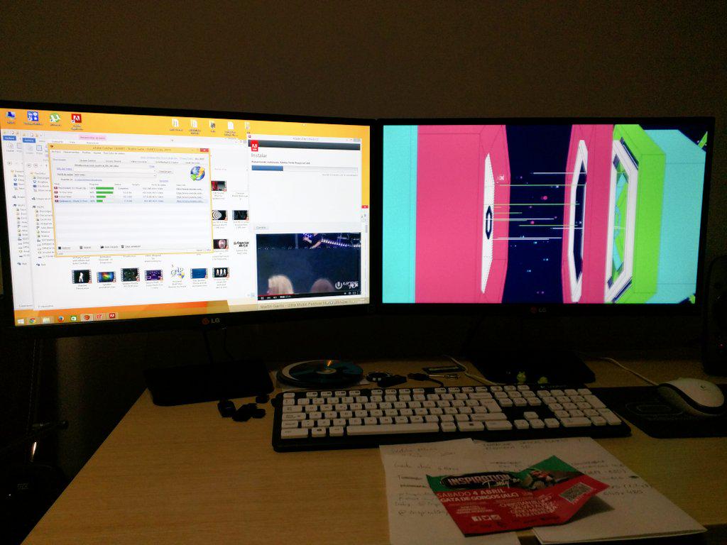 dpeiro's tweet photo. Servidores a tope para animar esta esperada #inspirationparty con los mejores efectos!! #idiliappliedcomputing http://t.co/VN25vdeiPu