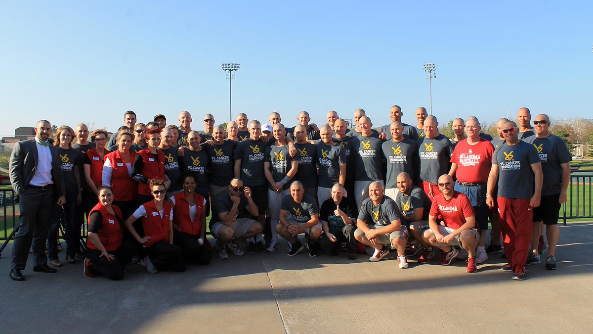OU_Baseball's tweet image. #ShaveForTheBrave
Donations: $25,841
Video: bit.ly/19Lne5O 
Story/Photos: bit.ly/1y2Ee34
#SoonerProud