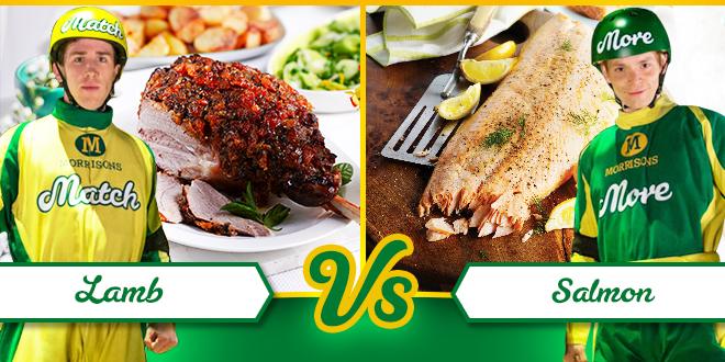 It's the last Match vs More, with an Easter special. What gets your vote - RT for lamb or fav for salmon!