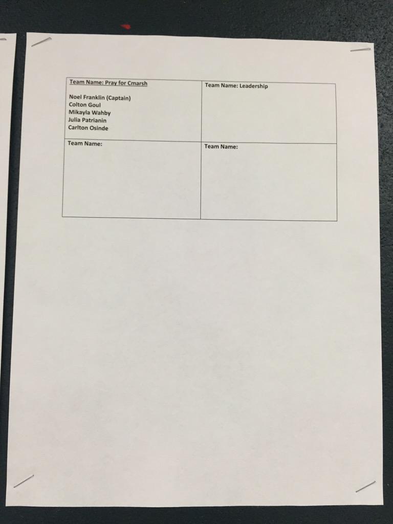 MTSLeadership's tweet image. List of teams and schedule #2015leadership