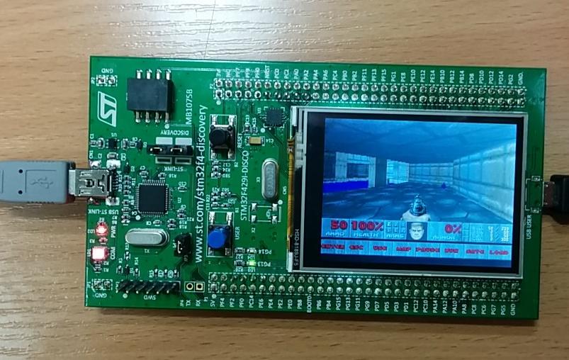 strezh's tweet image. #doom on #stm32f429 discovery board github.com/floppes/stm32d… #stm32