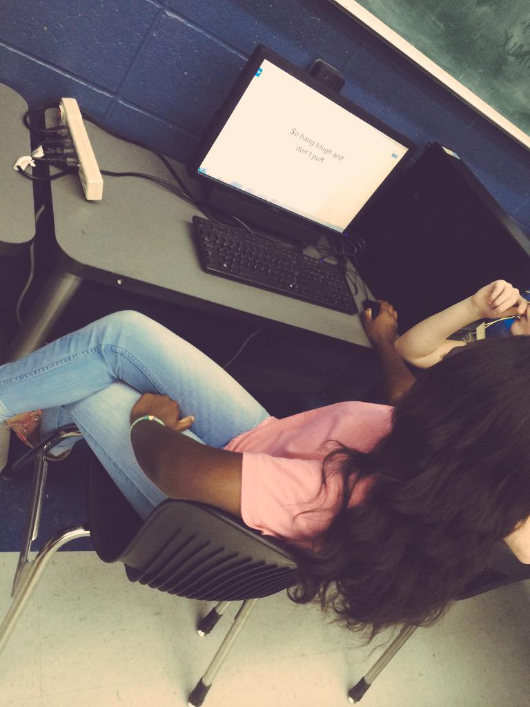 JadaFanpage101's tweet photo. Jada in class ❤️ http://t.co/XJIscmLNwQ
