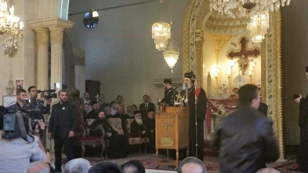 MorAphremII_Ar's tweet photo. في كاتدرائية مار يعقوب للسريان الارثوذكس في القامشلي سوريا

http://t.co/rXWjJqc086