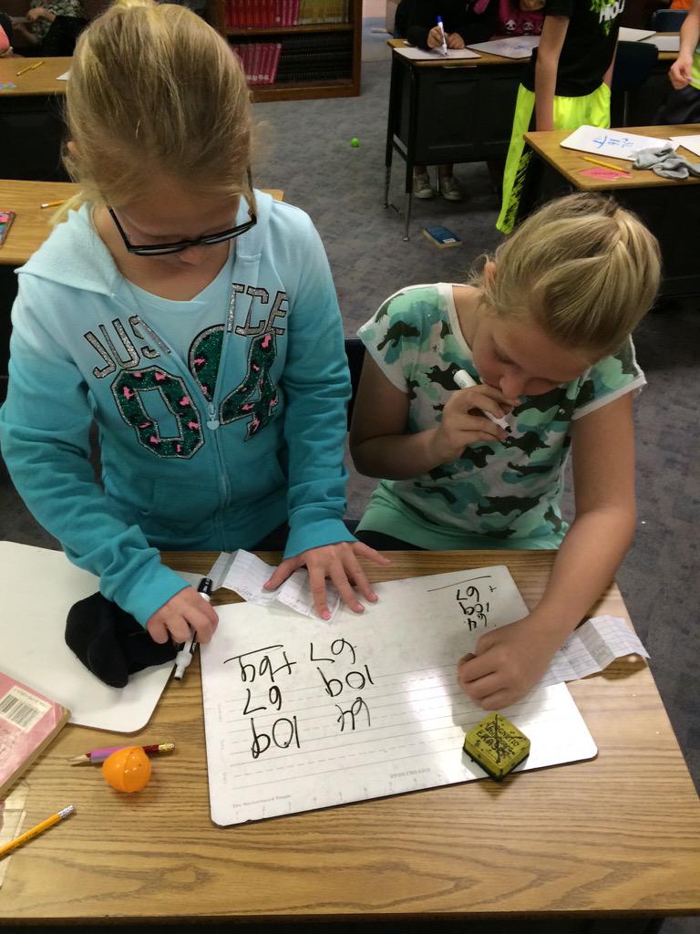 Fun with Easter egg story problems! The 4th graders did an egg-cellent job of solving the math problems!