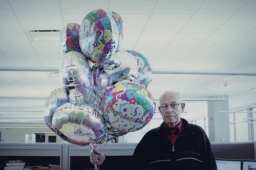 Happy 81st Birthday to Carl Kasell, the Best Human! (S/O to for this perfect photo  