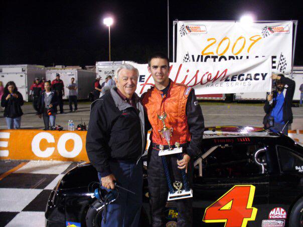 TimmyHillRacer's tweet photo. #ThrowbackThursday to one of my wins at #OrangeCountySpeedway. Had the privilege to have Bobby Allison n Victory lane http://t.co/yDkha3kKlW