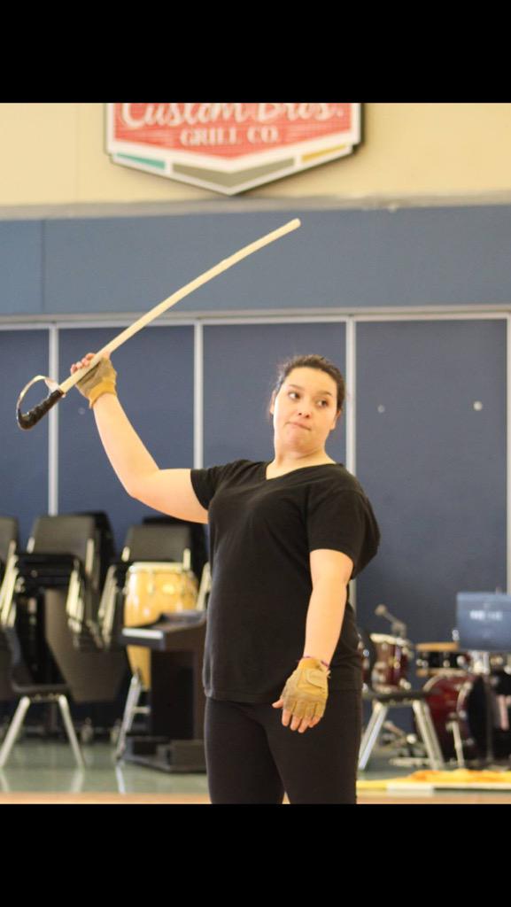 BAE_thany_'s tweet image. When you catch your toss and no one is watching #colorguardproblems