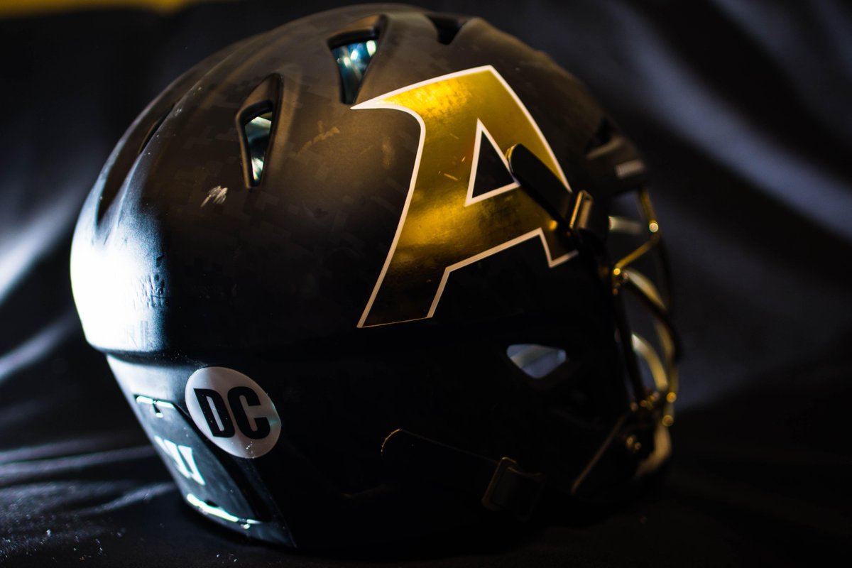 ArmyWP_MLax's tweet photo. We will wear a DC decal on our helmets for the rest of the year, honoring Connor Cook's father, David Cook. http://t.co/sHeR3ffVxJ