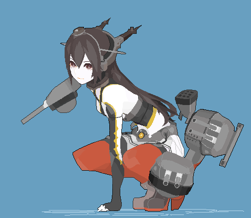長門(艦これ) 「修正ながもん 」|たるたるのイラスト