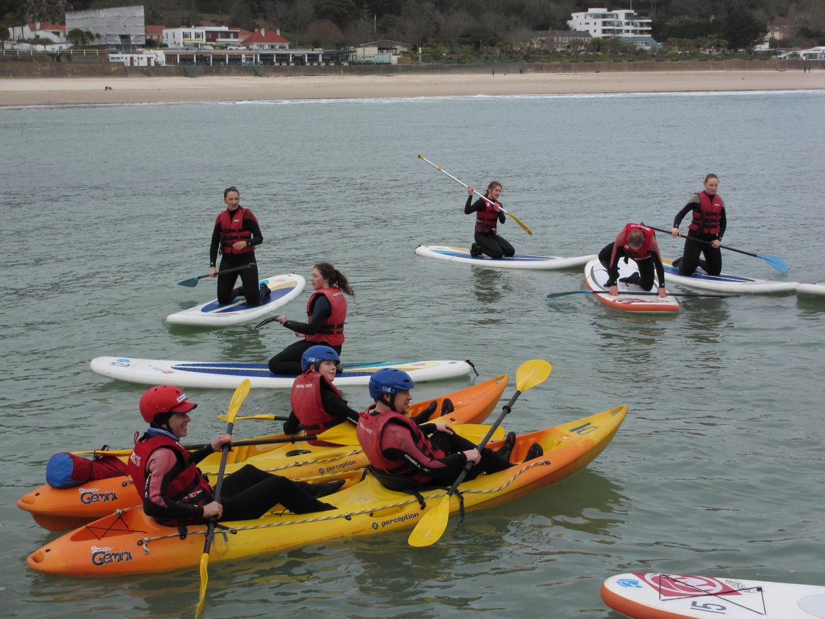 jersey_fencing's tweet photo. It wasn't ALL fencing at the Jersey Fencing Easter Camp. A bit of mucking around on the water too! http://t.co/0FZ4FfpCsm