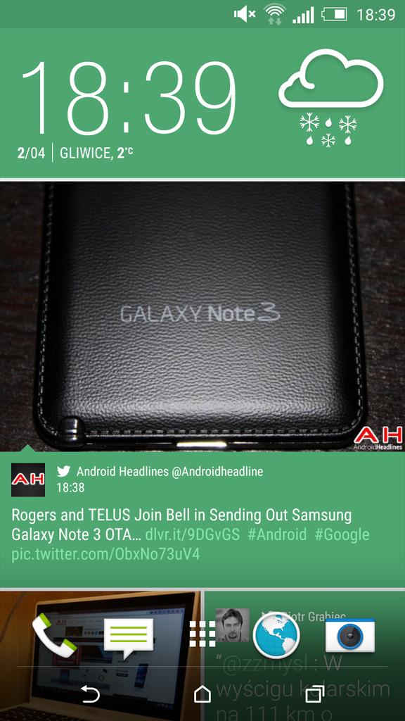 zolty26's tweet photo. Stary i Nowy ekran #BlinkFeed po aktualizacji #HTCSenseHome #HTCOneM8 #SenseUI http://t.co/czbBE4zqZv