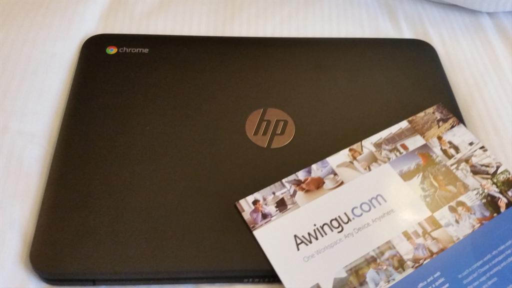 christiaanseo's tweet photo. Won a HP Chromebook today at #chromeworld2015 from @AwinguNV. Thanks! @Boljoro http://t.co/r9hyJtKWj6