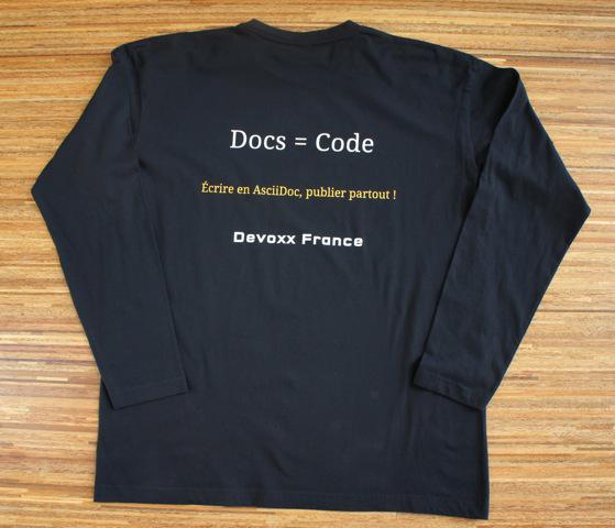 T-shirts Asciidoctor @ Devoxx France