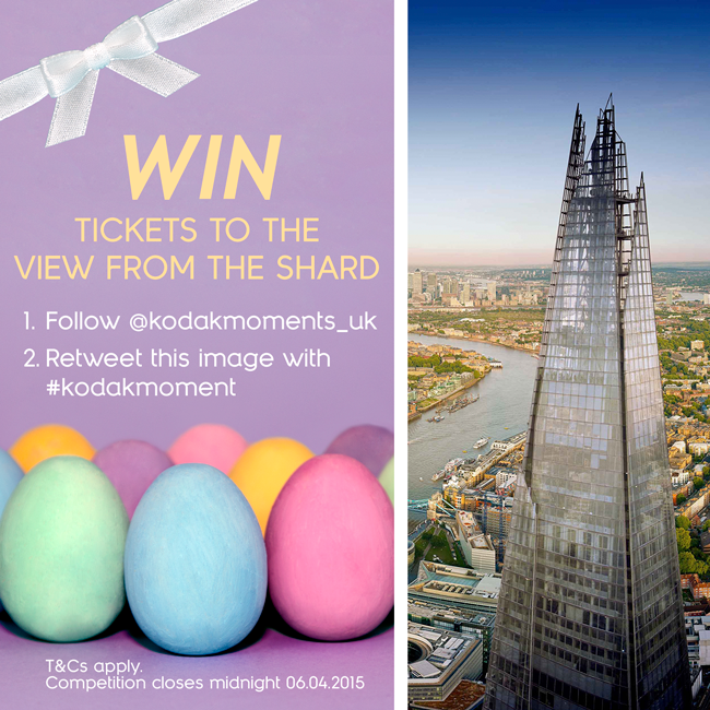 kodakmoments_uk's tweet photo. Not long left to enter. Retweet &amp; follow for chance to win lunch &amp; tickets to The View from The Shard. http://t.co/bobYBMuJsA