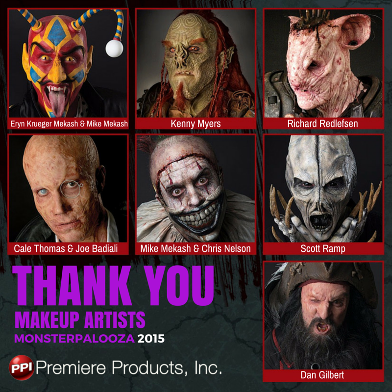 Thanks to all the amazing artists &amp; friends who shared their time &amp; talent with us at #Monsterpalooza