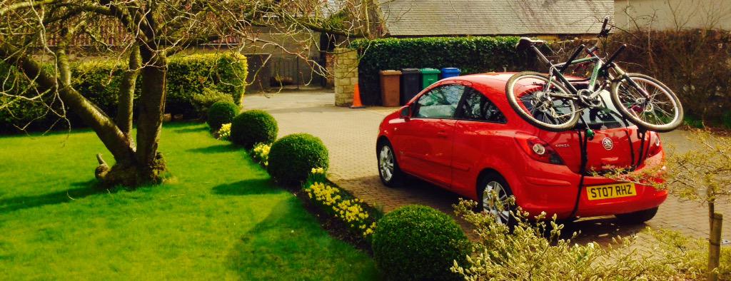 DavidWDuffy's tweet photo. All ready for the weekend #trek #Scotland #vauxhall http://t.co/GwTMnffnCN