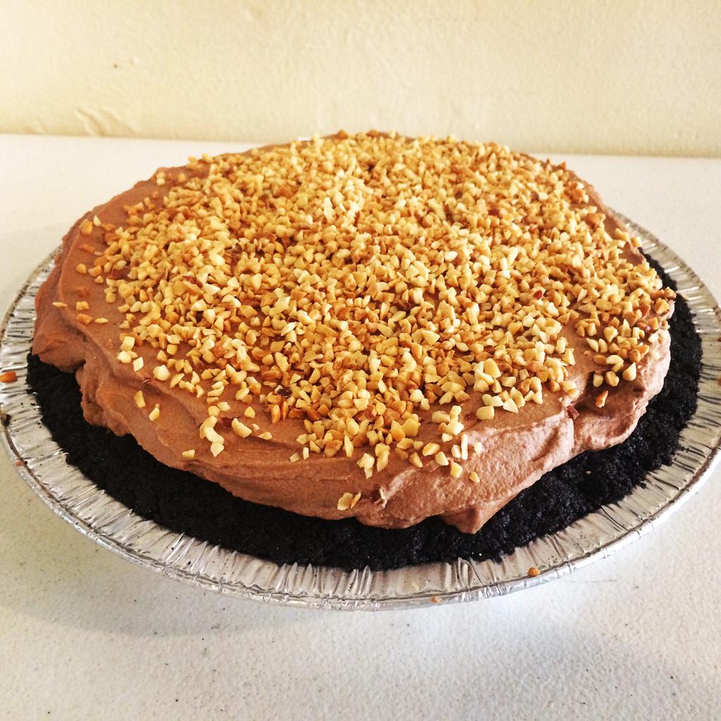 IndyChocolate's tweet photo. Mmm. Peanut butter pie. Don't mind if I do. #BCIT #trufflepie #yumm http://t.co/AQO4KZW0V2