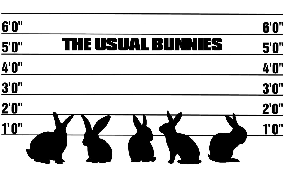 The Usual Bunnies #AddBunnyToAMovie