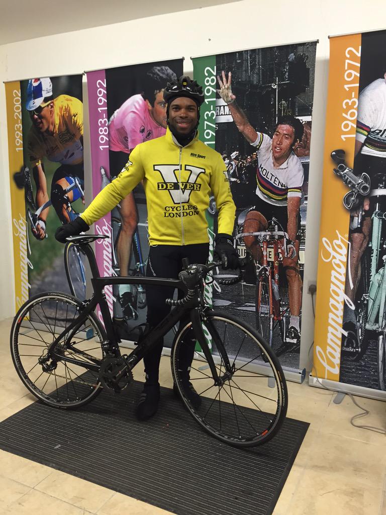 devercycles's tweet photo. JB STEALTHF8 @Pinarello_com @YellowLimited @Maurice_Burton #dreamcometrue #bikefit @ApexBike @DenverCollins #cycling http://t.co/FhXEs7KinN