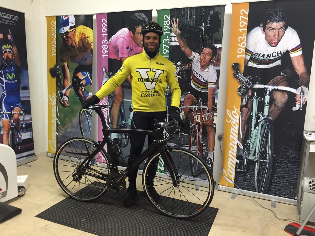 devercycles's tweet photo. JB STEALTHF8 @Pinarello_com @YellowLimited @Maurice_Burton #dreamcometrue #bikefit @ApexBike @DenverCollins #cycling http://t.co/FhXEs7KinN