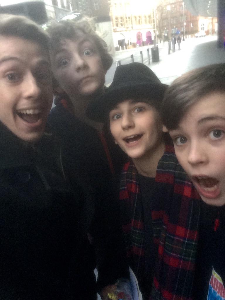 jakeandpippa's tweet image. Three quarters of our Adrians, here to see their fellow Mole @murray_toby's final show. Tissues at the ready 😪