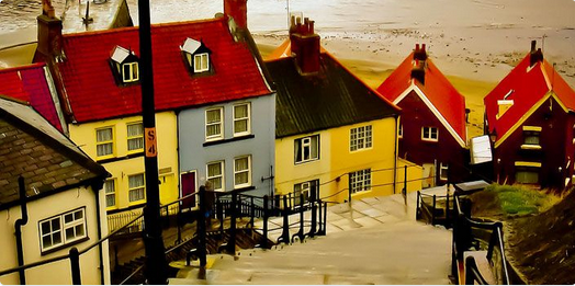 ZorpidisCA's tweet photo. Whitby Steps, Yorkshire, England http://t.co/1ok5bclTNi