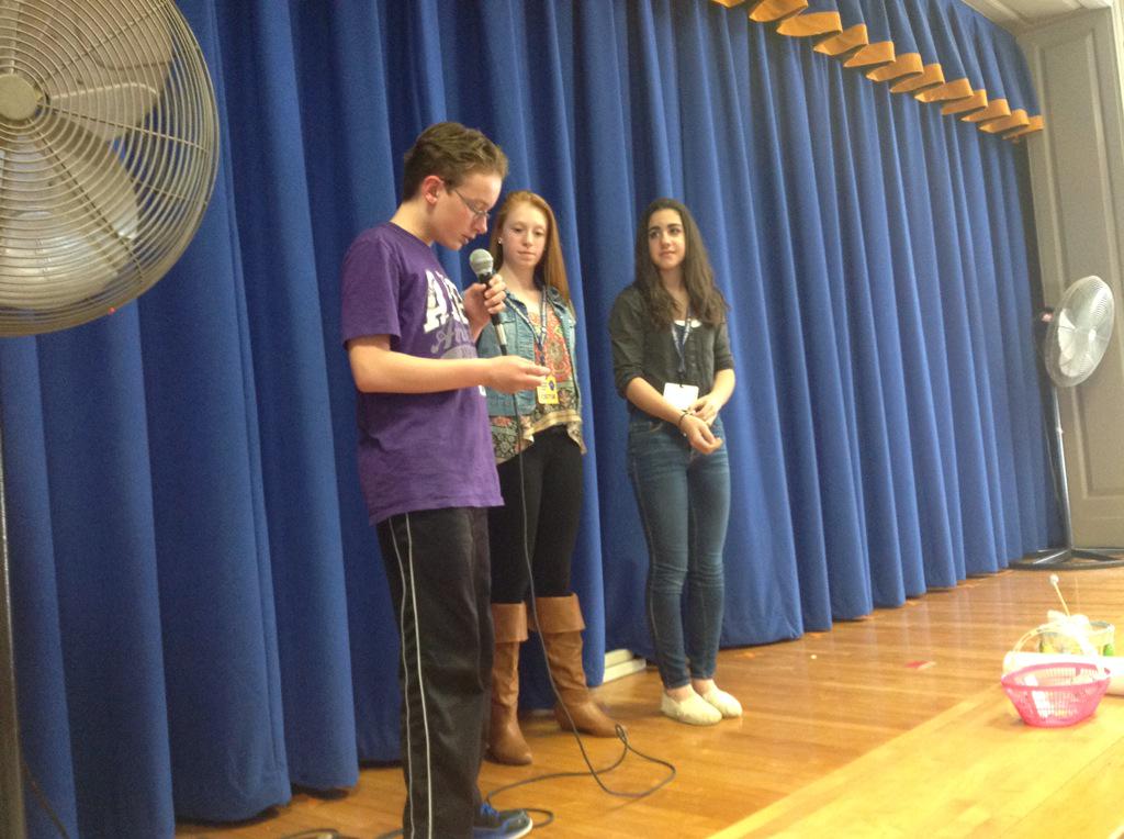 SpringfieldDist's tweet photo. Our 6th graders learned all about Northern expectations &amp;  procedures from #stwps alumni!! Thanks Haley &amp; Katherine! http://t.co/S2AnC6e5rT