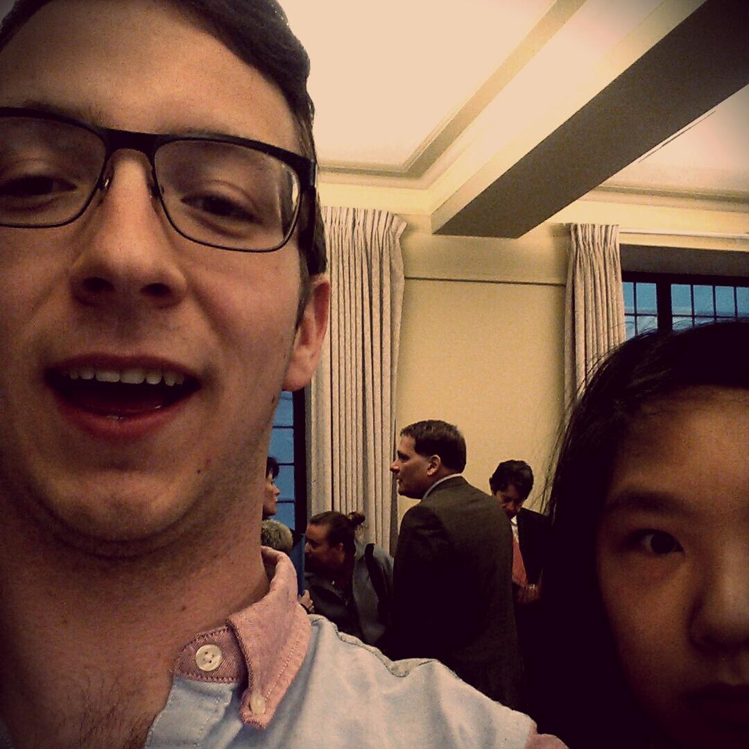 listen2lawson's tweet photo. Holy moly! It's Principal Woolf! #celebsighting #woolfies #AMSassembly @julietseng @queensprincipal http://t.co/k3ywi7vT7R