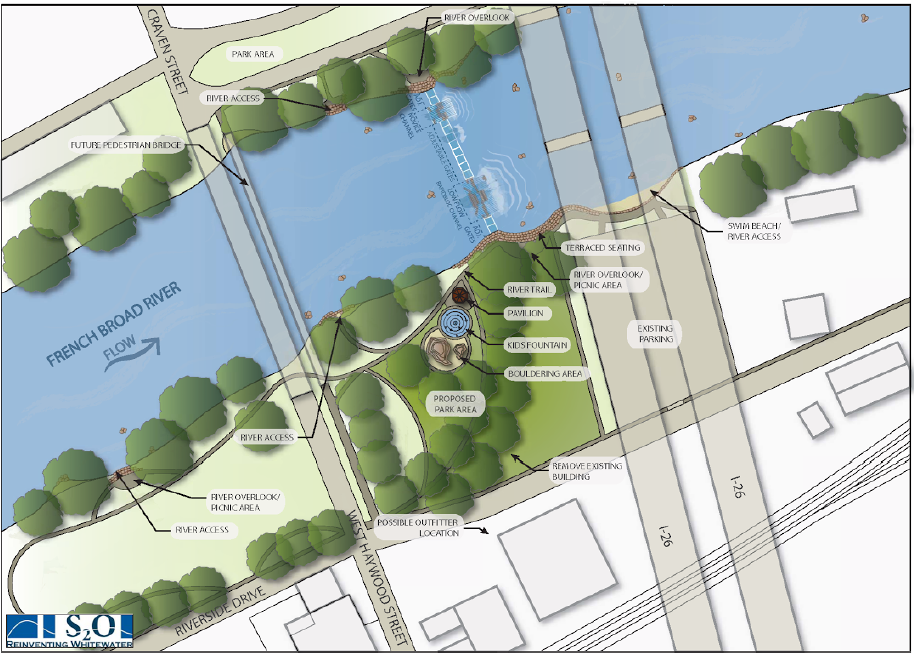 CityLab's tweet photo. Why Asheville is contemplating the construction of a whitewater park http://t.co/zLn3Nj5SY2 http://t.co/52CjBL2Q45
