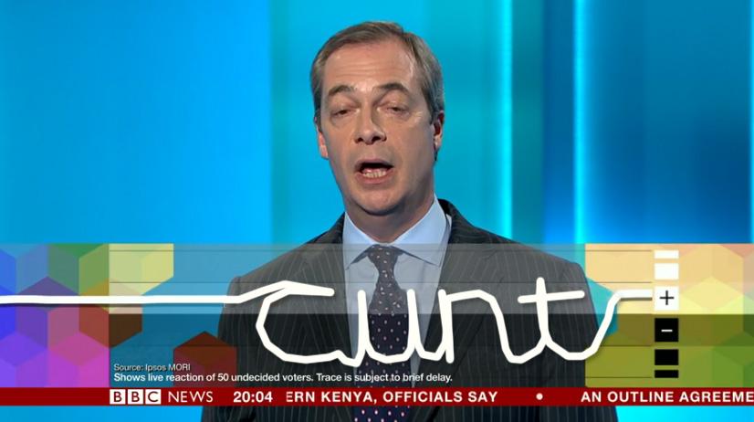 misterbrilliant's tweet photo. Wow, I didn't even know the worm could do that. #leadersdebate http://t.co/RozC1L92Qi