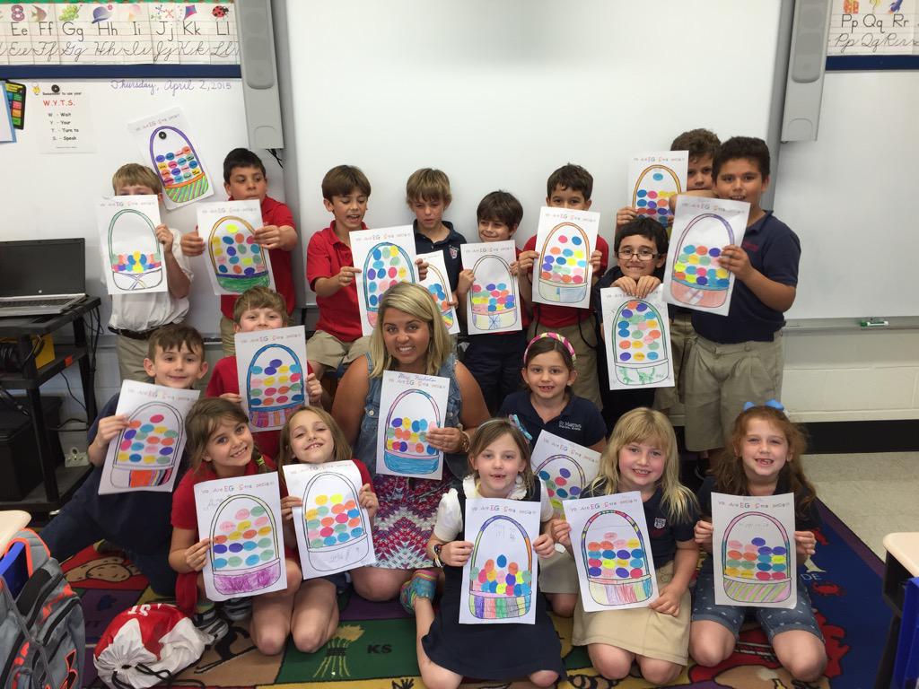 STM2A's tweet photo. Everyone in 2A is EGGstra special, and we complimented each other today! Thanks Dr. Daboval @stmsaints http://t.co/AfbitEztx4
