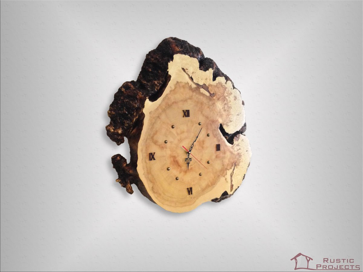 RusticProjects's tweet image. Here is this stunning maple burr wall clock for only £229  visit rusticprojects.co.uk for full gallery:)