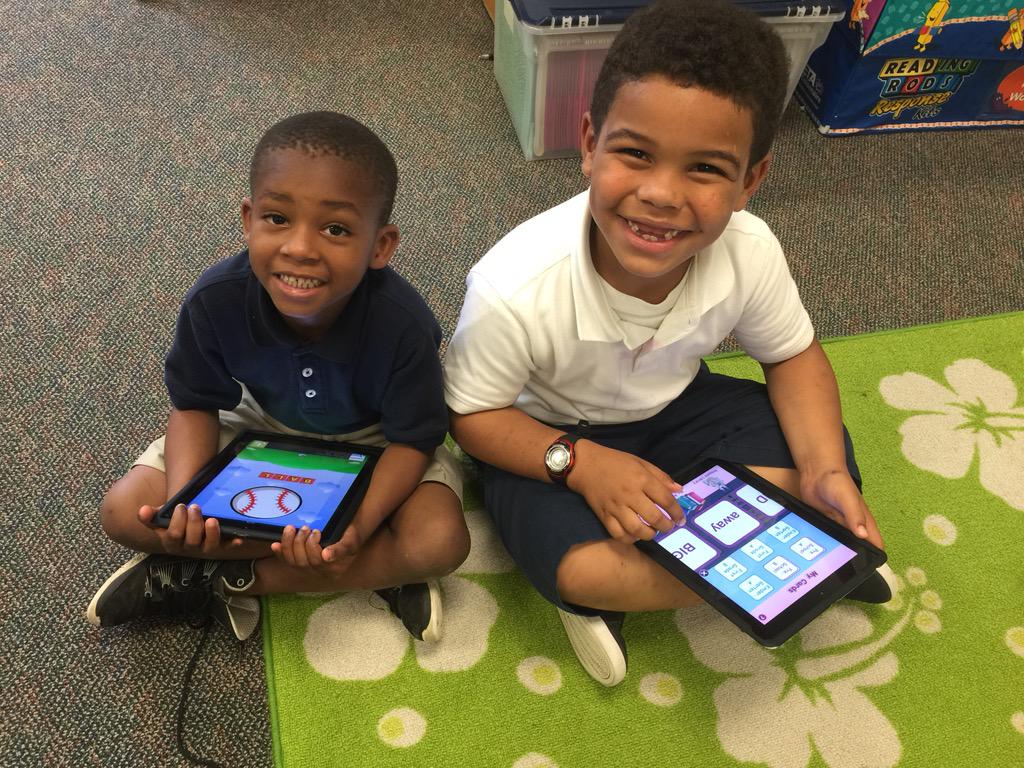 craftygateach's tweet image. Having fun and working hard on our last day of after school! #lettertiles #ipadlearning #bogglemath