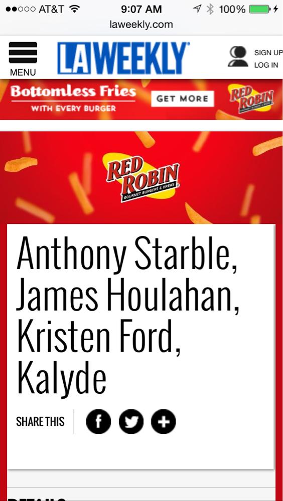 We like seeing this! #LAweekly