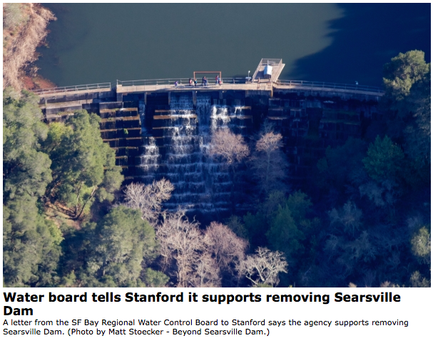 StanfordSteelie's tweet photo. SF Water Board urges #damremoval at #Stanford in order to restore #wildsteelhead habitat-- http://t.co/7gzYMcvdCX http://t.co/xYta289fyD
