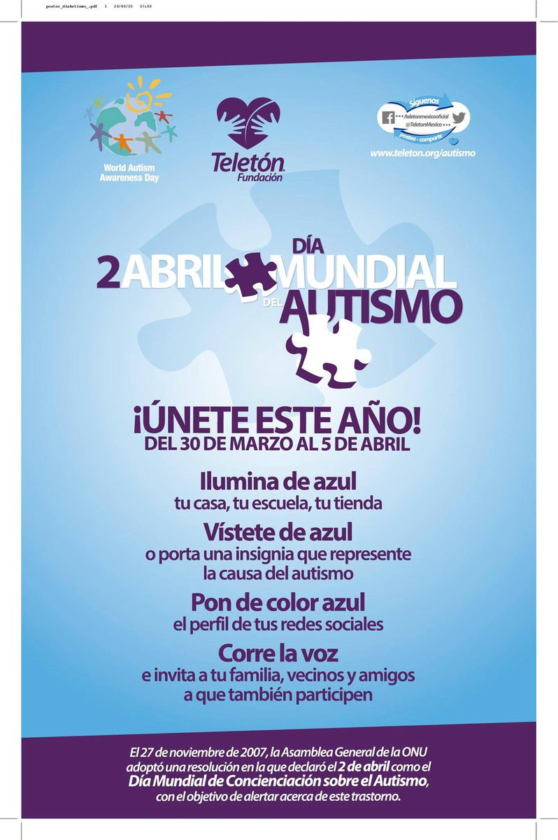 IncLabTeleton's tweet image. #DíaMundialdelAutismo