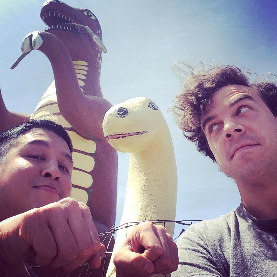 Officially in AZ! #Scottsdale tonight at Pub Rock Live, Doors 7pm. #IntervalTour #dinoselfie