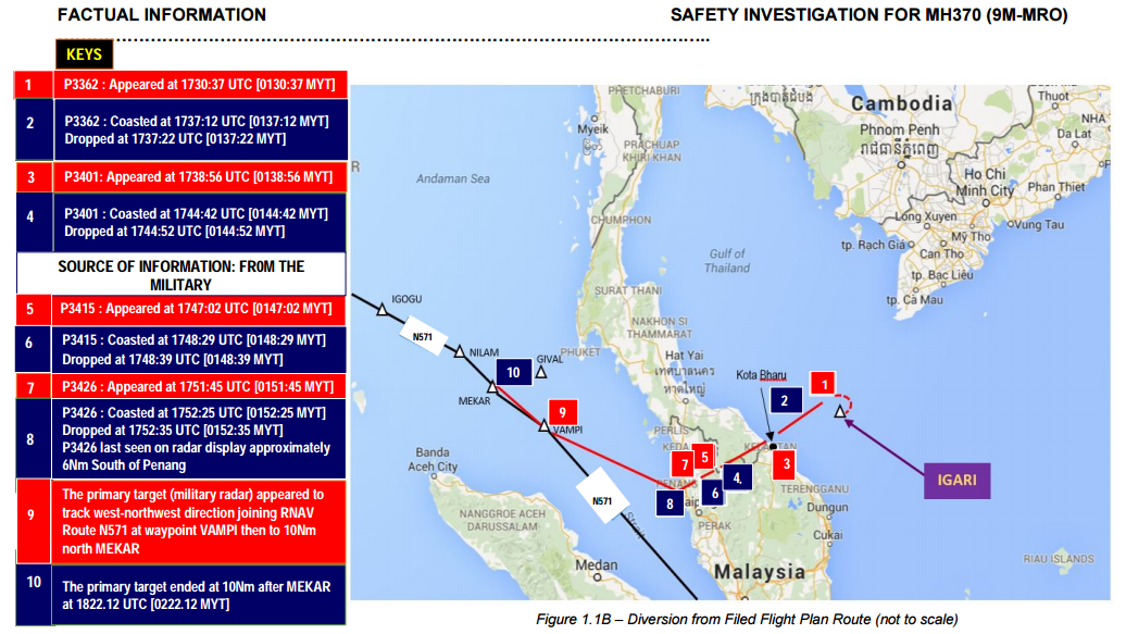 davezannis's tweet photo. Poring over the #MH370 Interim Statement &amp; Factual Info. Radar dodging turns; quite the puzzle http://t.co/5MSM5v89eA http://t.co/tQL6pAjoPk