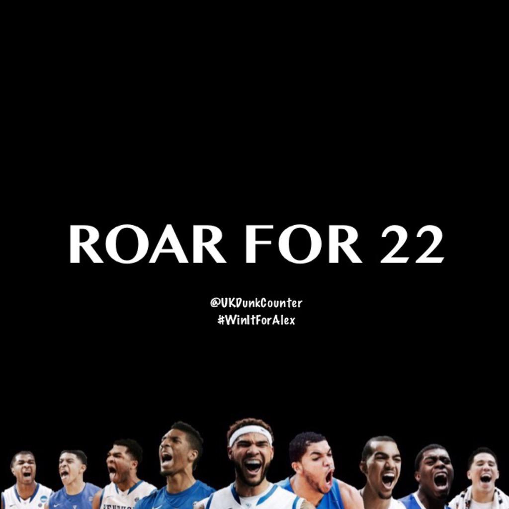 UKDunkCounter's tweet photo. #BBN remember what this run is all about...#WinItForAlex #PursuitOfPerfection http://t.co/pGPR3voJE4